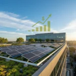 Commercial Solar PPA Structures: Trends & 10-Year Agreements Solar panels on a commercial building roof, symbolizing renewable energy and business savings.