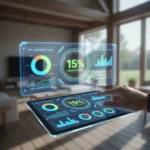 Unlock Savings: The Power of Energy Monitoring for 15% Behavioral Savings Digital dashboard showing energy consumption data with a 15% savings highlight, representing the power of energy monitoring.