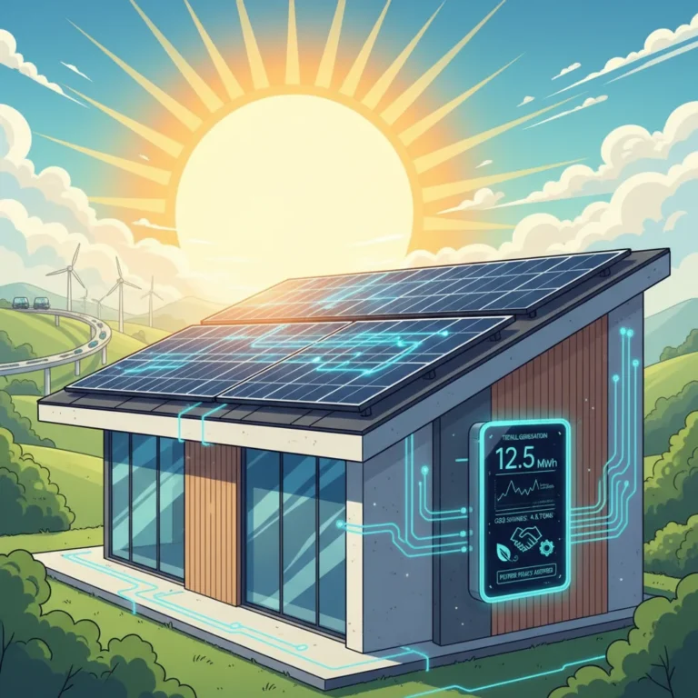 Residential home with solar panels and smart energy meter, symbolizing future net metering changes.