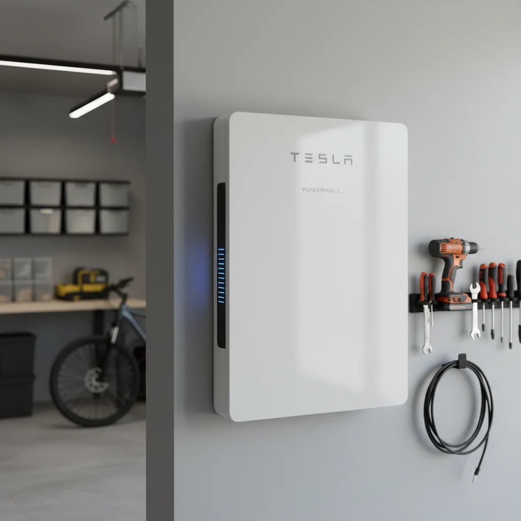 Tesla Powerwall home battery installation