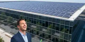 Commercial building with solar panels, symbolizing the 2026 Commercial Solar ITC benefits.