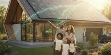 Modern home with solar panels, representing residential solar tax credits in 2026