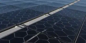 Advanced commercial solar panels achieving high efficiency on a modern building rooftop