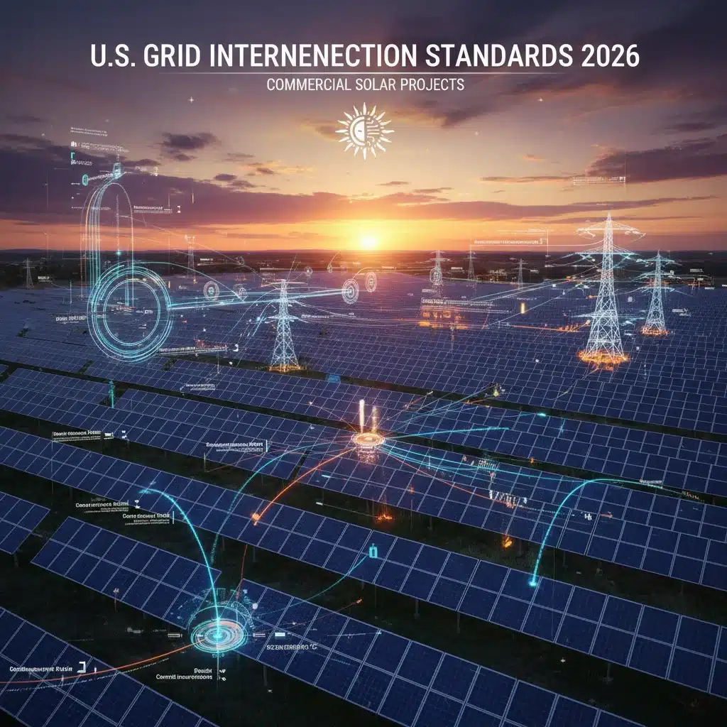 Navigating New Grid Interconnection Standards for U.S. Commercial Solar Projects in 2026
